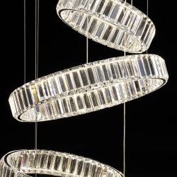 Citilux Чезаре CL338661 LED Люстра хрустальная с пультом Хром