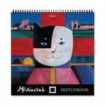 Альбом для эскизов на спирали Мяулевич, 297х297 мм, 40 листов (Erich Krause)