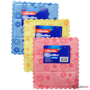 Салфетка впитывающая Виледа Микрофибра 1 шт. (Vileda Microfibre Sponge)