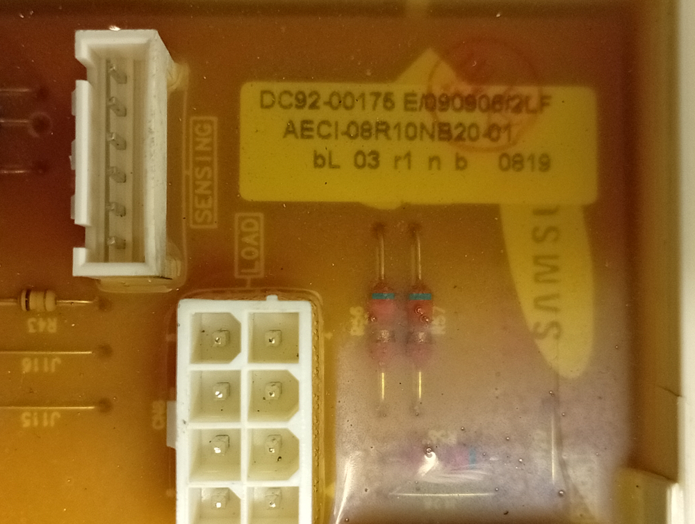 WF8500NMW/YLP кт24 Электронный модуль для стиральных машин Samsung DC92-00175E б/у