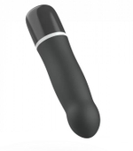 Черный мини-вибратор Bdesired Deluxe - 15,3 см. (Цвет: черный)