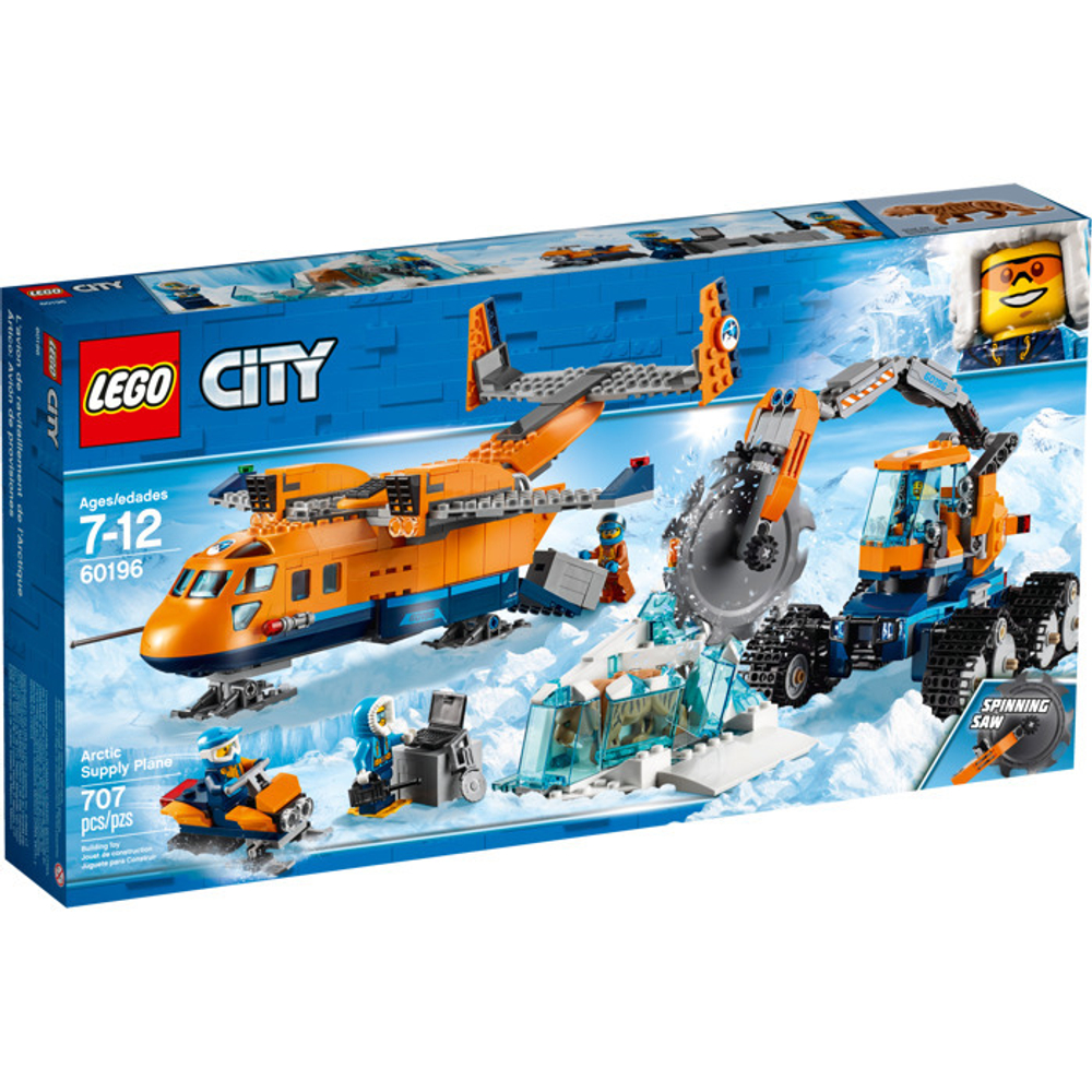 LEGO City: Арктический грузовой самолёт 60196 — Arctic Supply Plane — Лего Сити Город