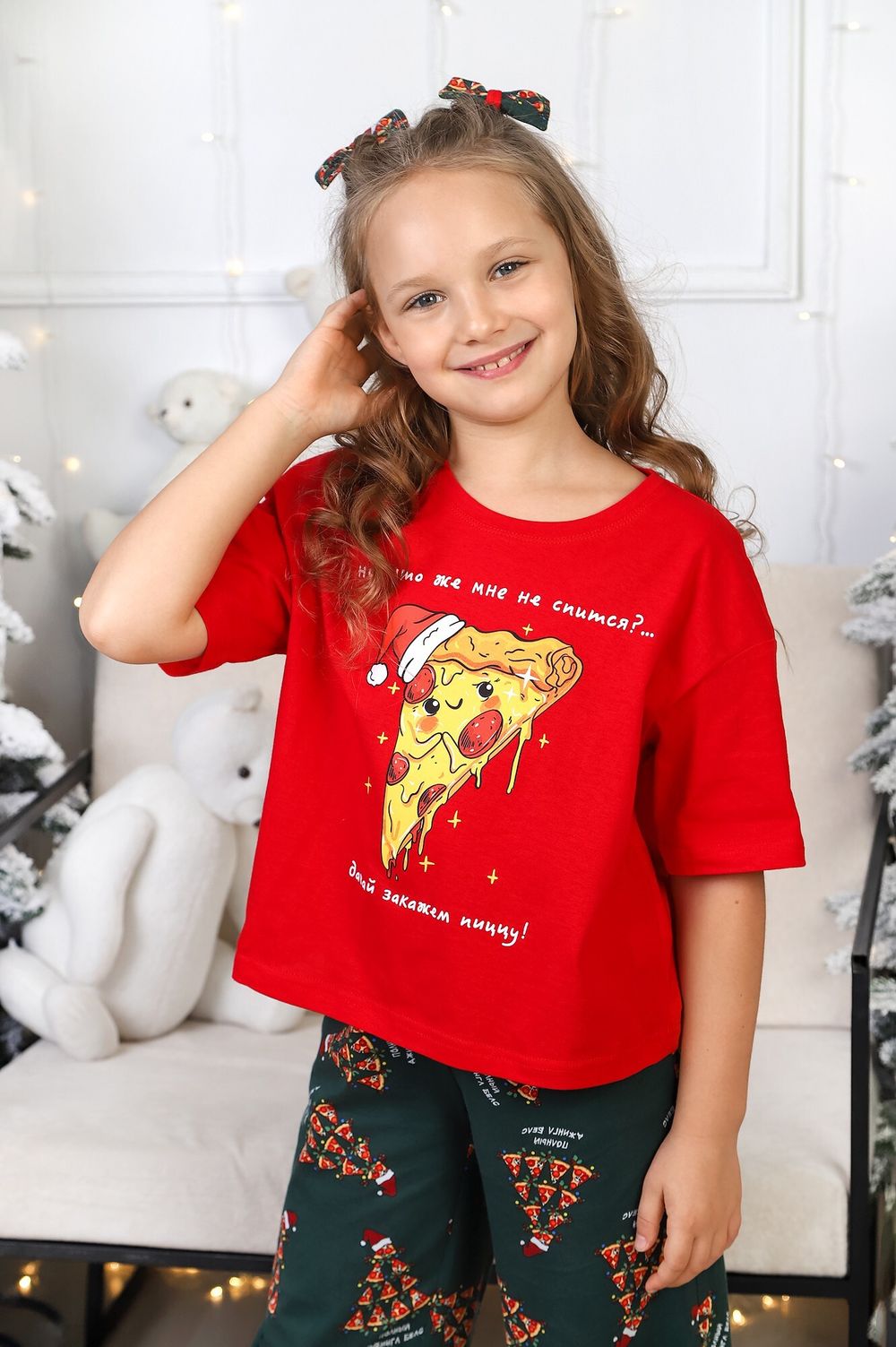 Костюм для девочки Пиццайоло-1 Виотекс КРАСНЫЙ