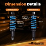 MaXpeedingrods T6 Coilovers Shocks Springs Kit подходит для автомобиля Audi R8 (Type 42) V10 07-15