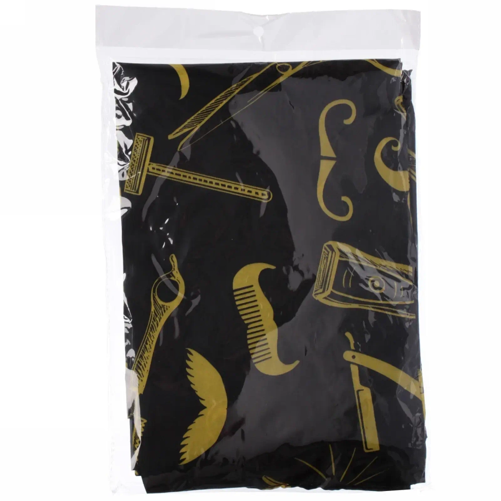 Пеньюар парикмахерский «New Style», цвет черный, 110*140см