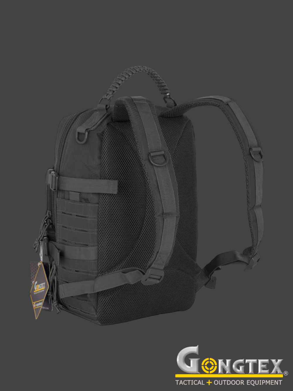 Рюкзак тактический Gongtex Hexagon, 18 л (0411). Чёрный