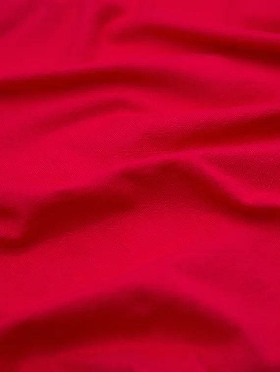 Кулирка хлопок, 140 гр/м, красный 100