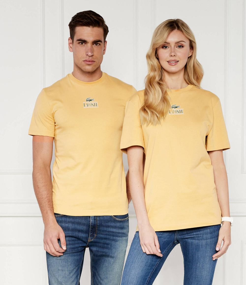 Футболка Lacoste - желтый(TH1147)