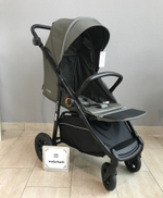 Коляска прогулочная с надувными колёсами luxmom V1 армейский