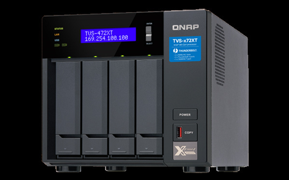 Сетевой накопитель QNAP  TVS-472XT-PT-4G