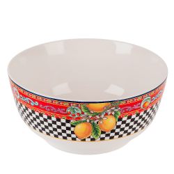 Салатник "Sicilia Limone" d= 20см (фарфор) (подарочная упаковка)