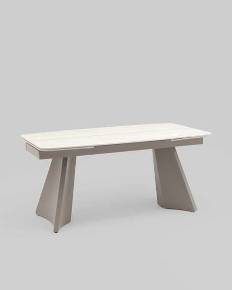 Стол обеденный Eliora 160-240*90 см серая керамика