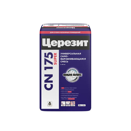 Самовыравнивающаяся смесь для пола Церезит (Ceresit) CN 175 Super, 25 кг