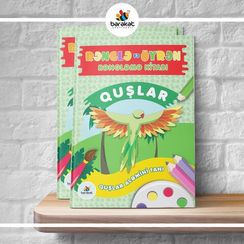 Rənglə və Öyrən  (quşlar rəngləmə kitabı)