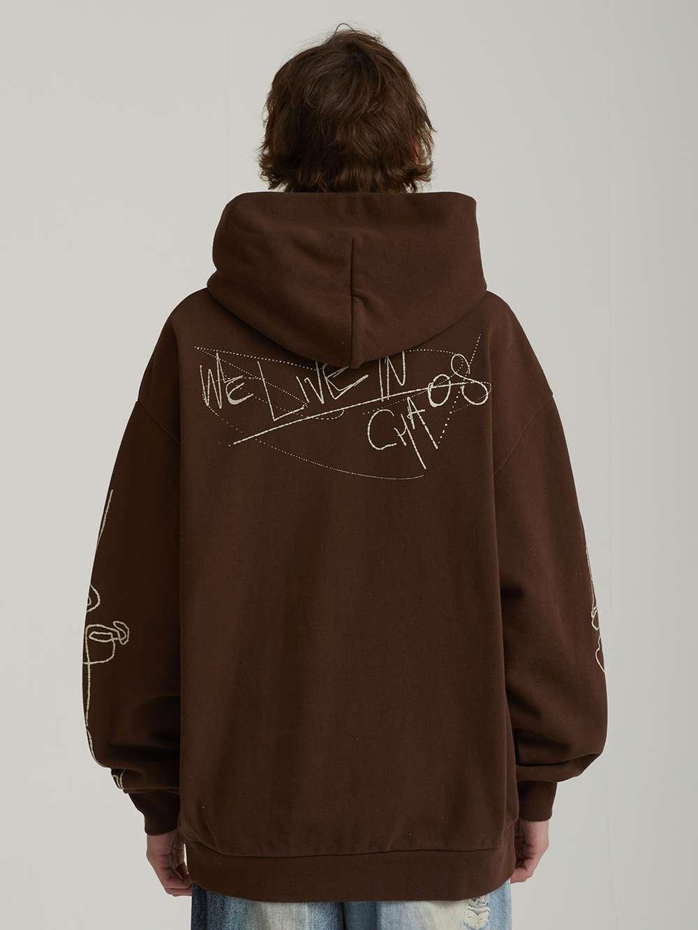 Мужская Толстовка Live In Chaos