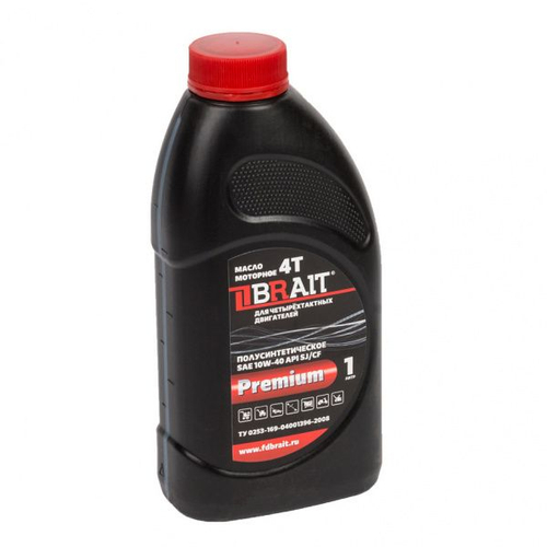 Масло для Дизельных двигателей, BRAIT PREMIUM 4-T SAE 10W-40 API CG-4/SJ полусинтетическое