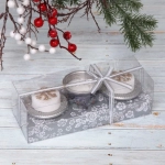 Свечи новогодние «Сказочное желание» 22x8.3x7 см, шамапнь