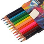 Карандаши цветные 3-гранные "Животный мир", 12 штук