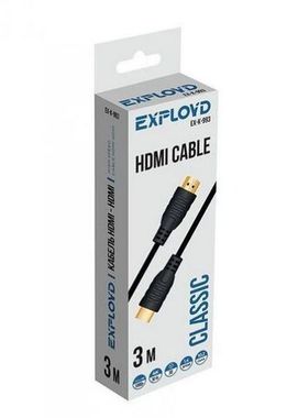 Кабель HDMI x HDMI -3.0 м. Exployd EX-K-993 (Ver 1.4)