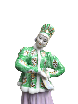 Фарфоровая статуэтка "Лебедушка" (Дулево)