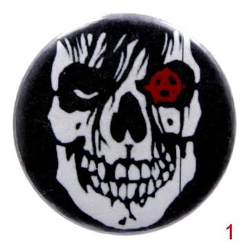 Значок Череп Анархия 36 мм (165)