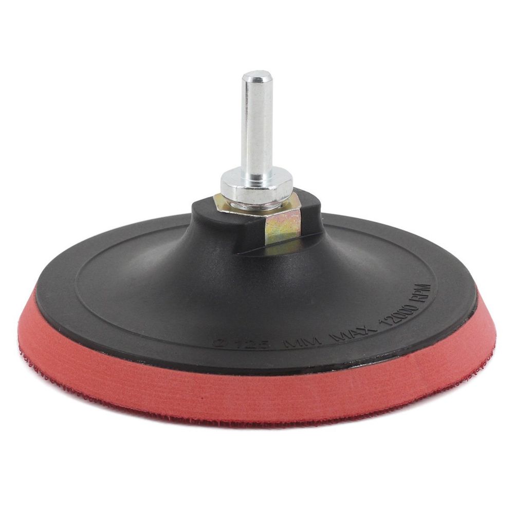 Насадка для УШМ с липучкой 125 мм гайка М14  Zolder / Z-501-01