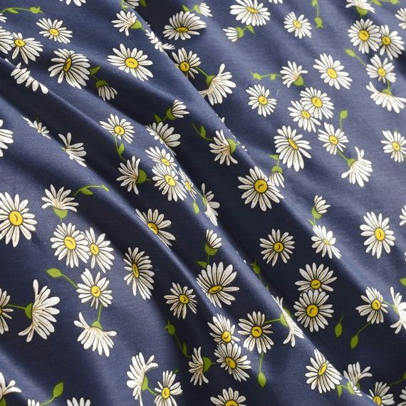 Марго (синяя) КПБ сатин 7Е