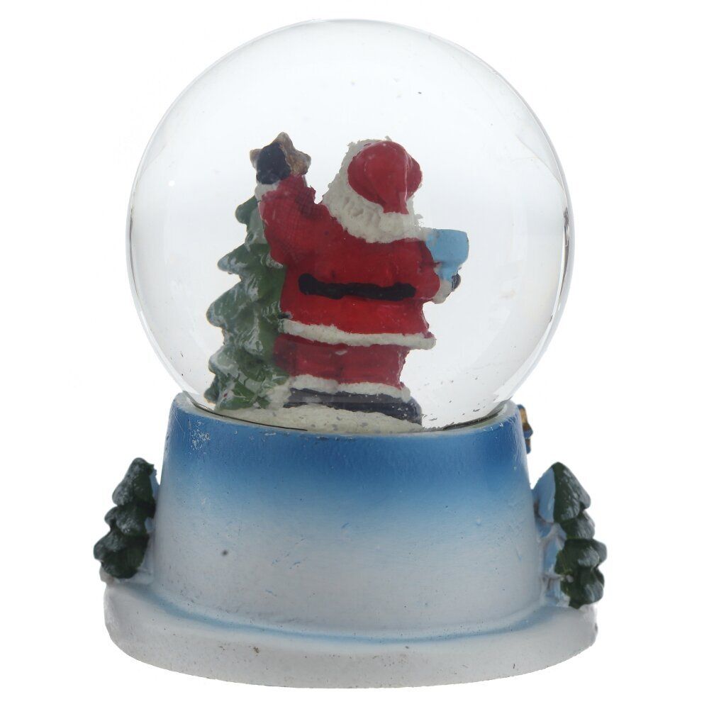 GAEM Фигурка декор в стекл шаре "Дед Мороз/Снеговик", D 4.5 см, L5,5 W5 H6 см, 2в.