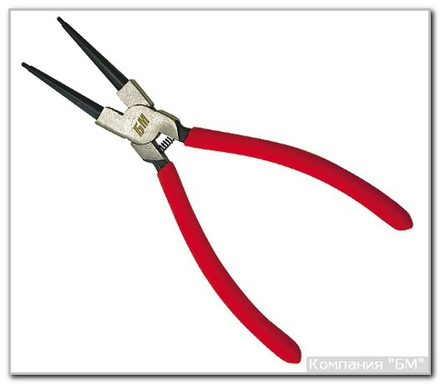 Съемник стопор. колец 200мм прям. зажим БМ