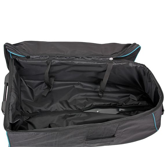 Сумка FanDiver на колесах черный/бирюзовый 100 л