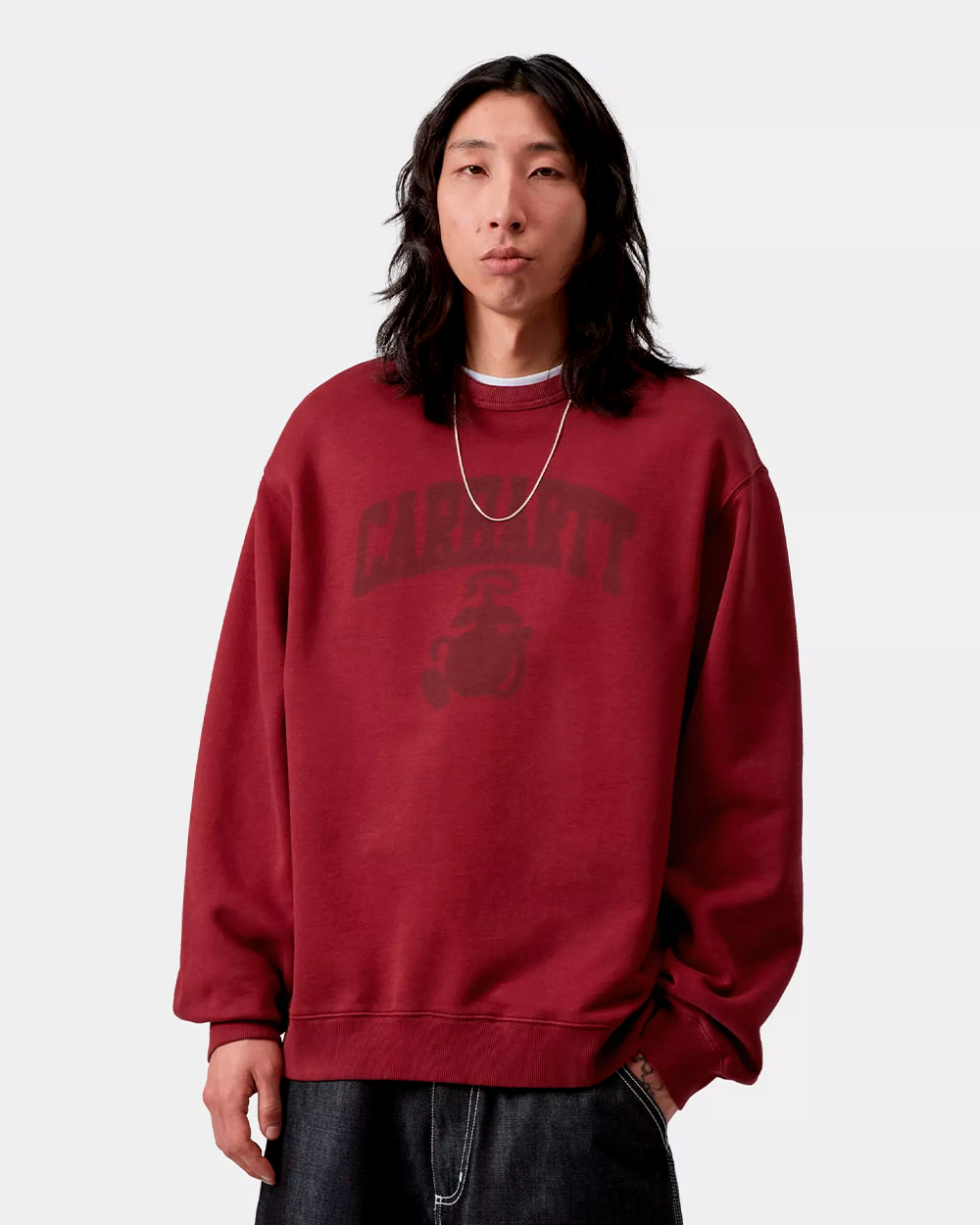 Свитшот Carhartt WIP Faded Pond Corps Sweat