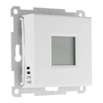 Терморегулятор с датчиками температуры пола и воздуха Comfort ECO/WWM 16А 250В, программируемый, белый матовый LIREGUS