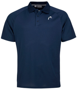 Мужское теннисное поло Head Performance Polo II Shirt M - dark blue