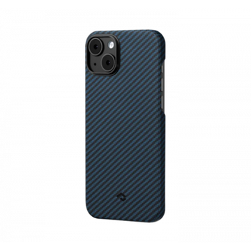Чехол Pitaka MagEZ Case 3 для iPhone 14 (6.1"), черно-синий, кевлар (арамид)
