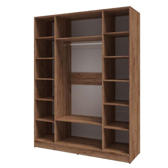 Шкаф ВЕГАС 1600 дуб крафт серый / цемент