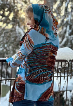 Мантия + Майка /лазурь