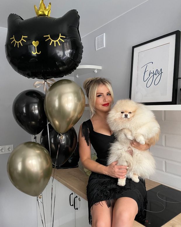 "Пушистая коронация" (набор из 5 шаров) №2142