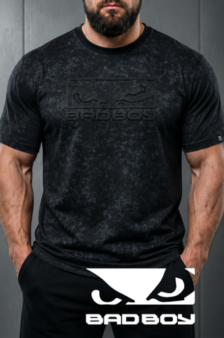 Футболка Bad Boy Embossing черная