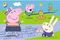 Pazl \ Пазл Trefl puzzle Peppa Pig Mini 54pcs 19627
