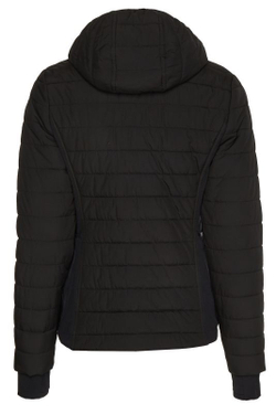 Женская теннисная куртка Tommy Hilfiger Slim Sorona Padded Hood Jacket - black