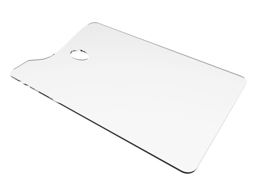 Палитра прямоугольная 300х200х3мм прозрачная