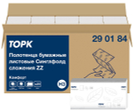 Полотенца бумажные листовые Торк Синглфолд Комфорт, H3, 290184, ZZ-сложение, 2-слойные, белые, 200 листов