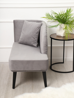 Кушетка Berger серый/венге