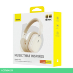 Наушники Baseus Bowie H1i Noise-Cancellation Wireless Headphones Stellar White (A00050402223-00)