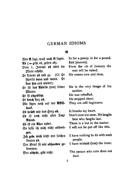 Handbook of German Idioms | Lambert Marcus Bachman