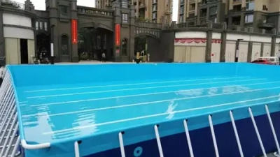 Летний сборный каркасный бассейн 15х20х1.32 м