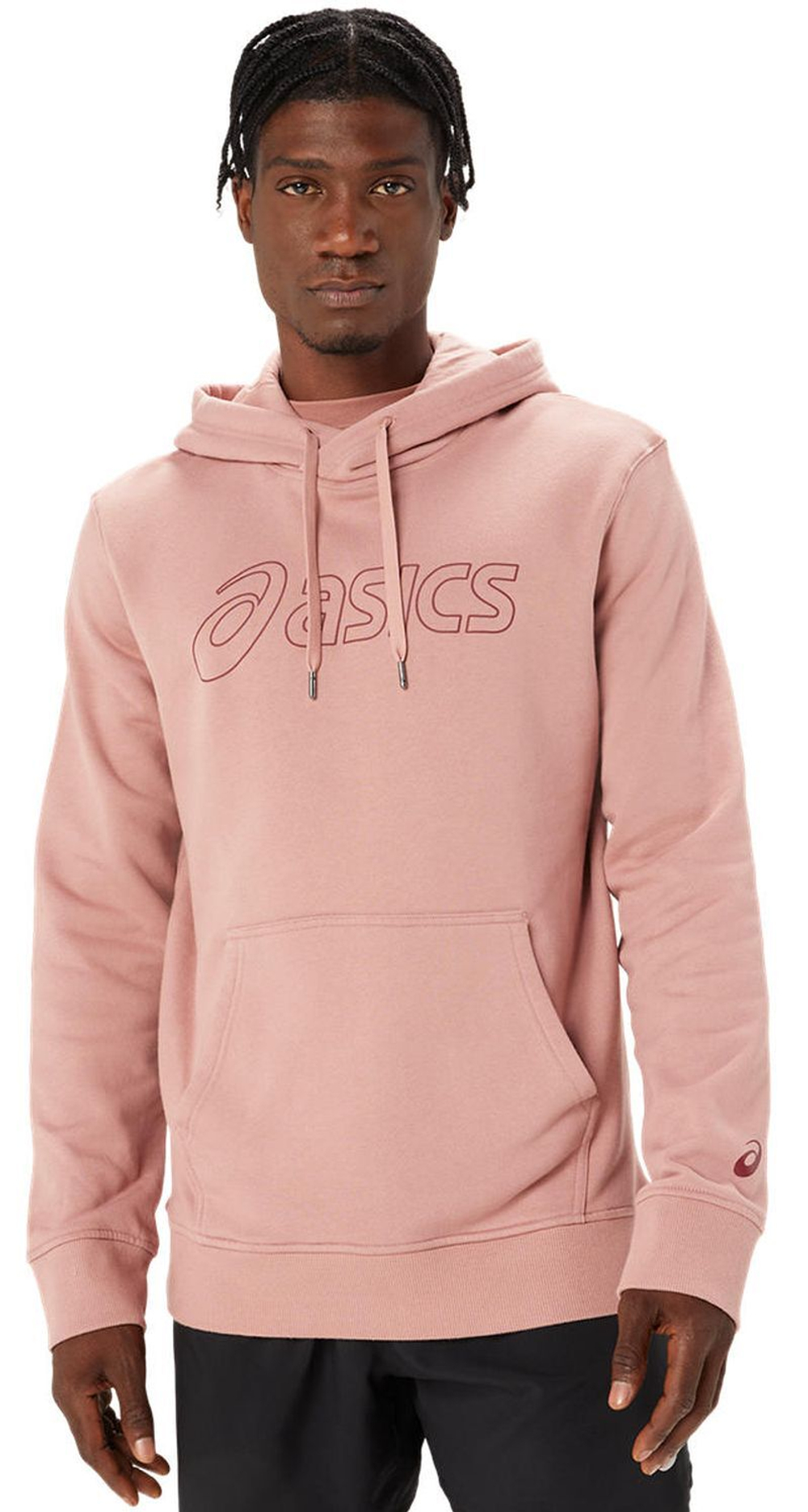 Мужская теннисная кофта Asics Oth Hoodie - умэбоси/античный красный