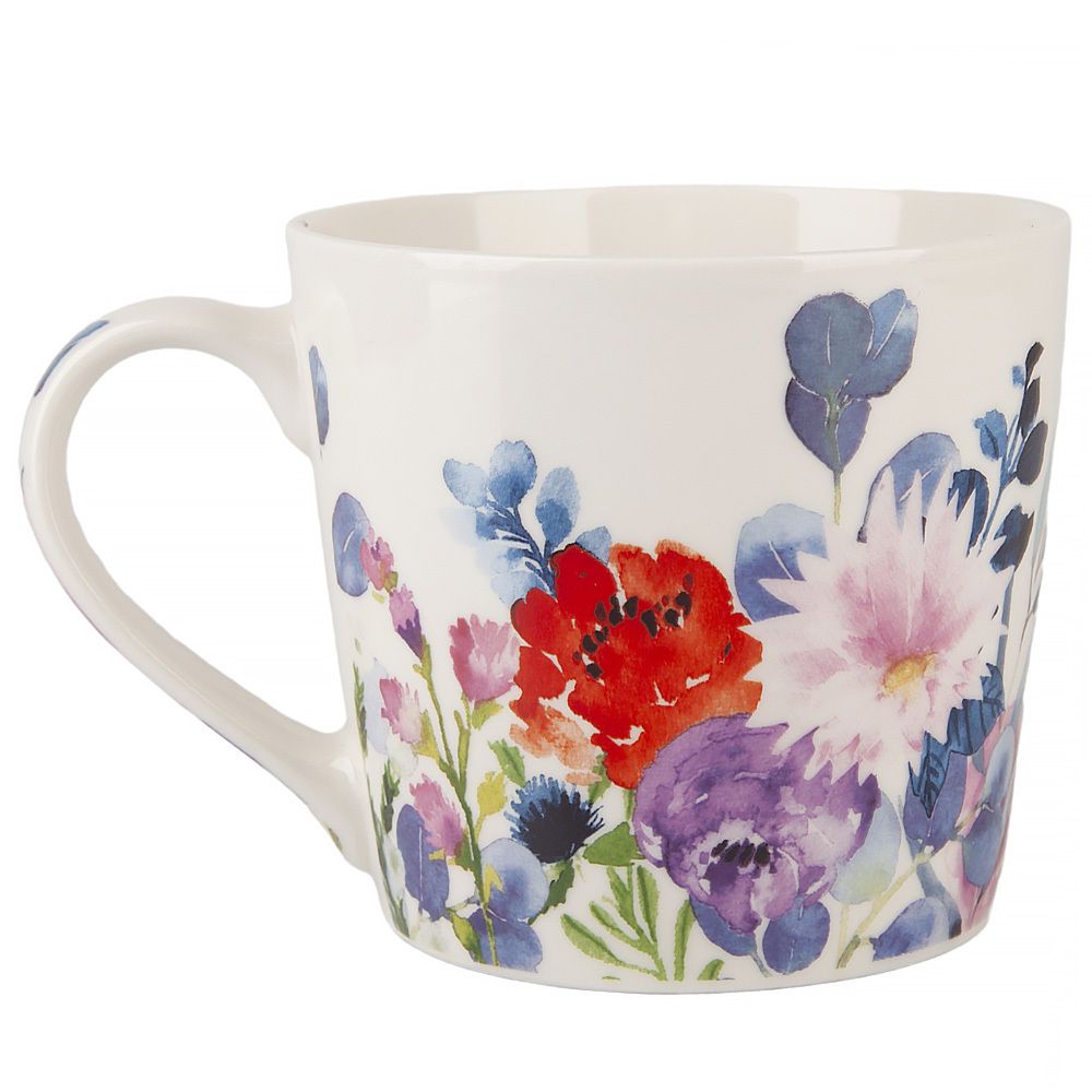 Кружка "Floristry" v=380 мл (min12) (транспортная упаковка)