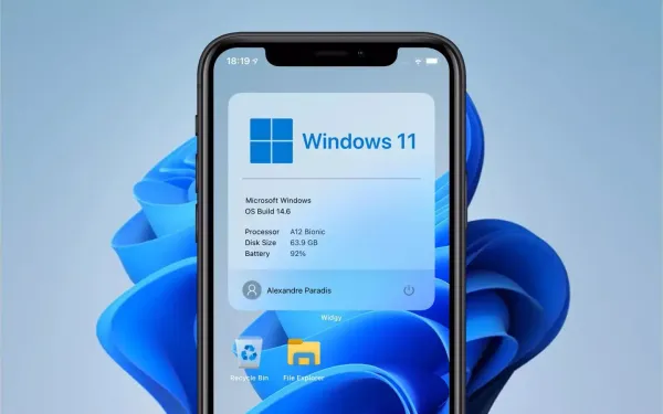 Фантазии дизайнеров на тему мобильной Windows 11