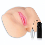 Вибромастурбатор в виде раздвинутых ног Саши Грей (Цвет: телесный)